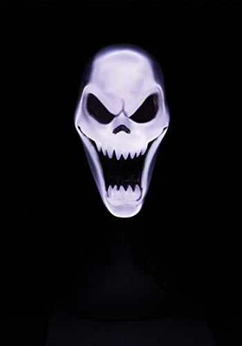 California Costumes Light Up White Spectre Mask - ST 4 California Costumes Light Up White Spectre Mask - ST - Image 2