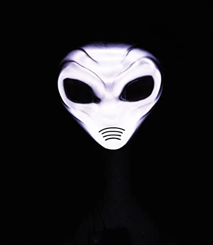 California Costumes Adult Light Up Grey Alien Mask Standard 4 California Costumes Adult Light Up Grey Alien Mask Standard - Image 2