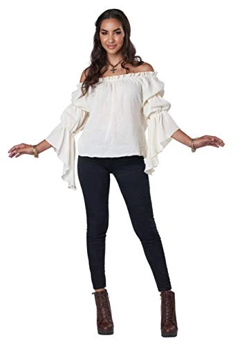 California Costumes Womens Renaissance Peasant Blouse/Adult 3 California Costumes Womens Renaissance Peasant Blouse/Adult