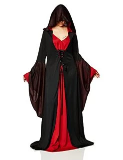 Plus Size Deluxe Hooded Robe Costume