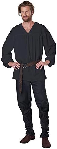 California Costumes Mens Renaissance Peasant Shirt/Adult 6 California Costumes Mens Renaissance Peasant Shirt/Adult - Image 4