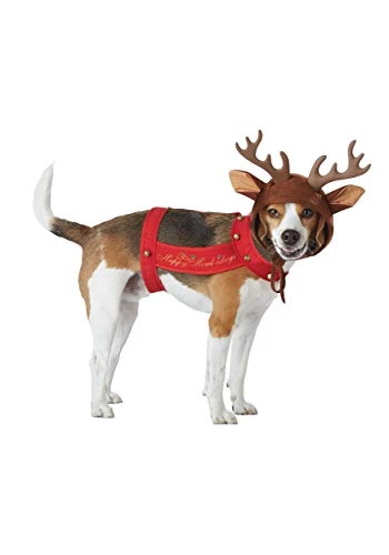 Dog Reindeer Costume - M 3 Dog Reindeer Costume - M