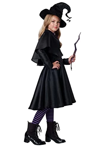Girl's Witch's Coven Coat Costume 4 Girl's Witch's Coven Coat Costume - Image 2
