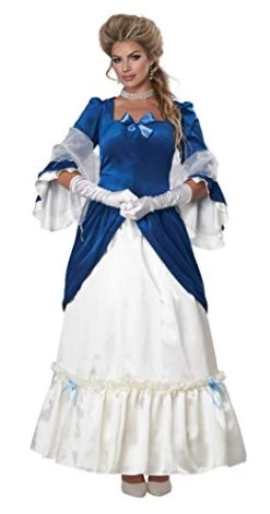 California Costumes Women's Standard Colonial Era Dress/Martha Washington/Adult