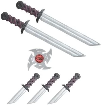 California Costumes Stealth Ninja Weapons Belt Standard 4 California Costumes Stealth Ninja Weapons Belt Standard - Image 2