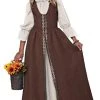 California Costumes Renaissance Faire Dress Girls' Costume (Brown) 1 California Costumes Renaissance Faire Dress Girls' Costume (Brown) -California Costume Collections Shop 31XCmRS6H L
