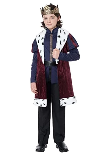 Boy's Noble Kindhearted King Costume 2 Boy's Noble Kindhearted King Costume