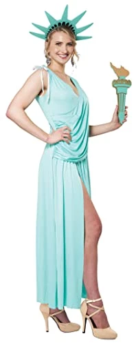 Lady Liberty Plus Size Costume 4 Lady Liberty Plus Size Costume - Image 2