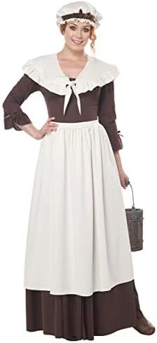 California Costumes Womens Colonial Village Woman Adult Costume 5 California Costumes Womens Colonial Village Woman Adult Costume - Image 3