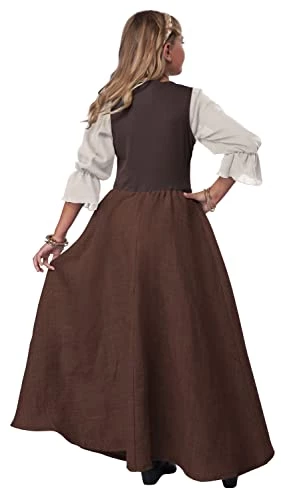 California Costumes Renaissance Faire Dress Girls' Costume (Brown) 5 California Costumes Renaissance Faire Dress Girls' Costume (Brown) - Image 3