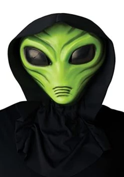 California Costumes Light Up Green Alien Mask Standard