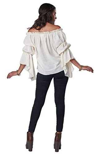 California Costumes Womens Renaissance Peasant Blouse/Adult 4 California Costumes Womens Renaissance Peasant Blouse/Adult - Image 2
