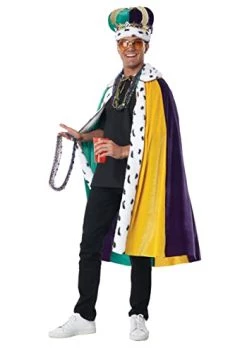 Adult Mardi Gras Cape And Crown Set -California Costume Collections Shop 31zzuHk2R3L