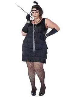 Fashion Flapper Costume Adult Plus -California Costume Collections Shop 4100E3qcL5L