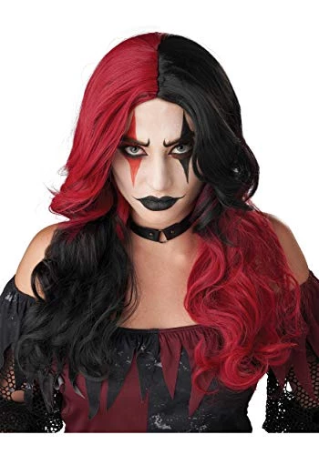 California Costumes Psycho Jester Wig For Women Standard 3 California Costumes Psycho Jester Wig For Women Standard