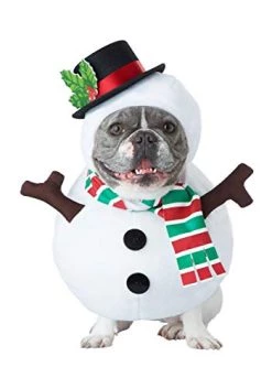 Dog Snowman Costume Large