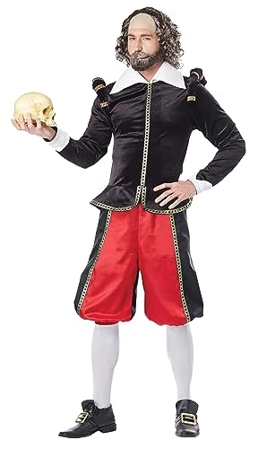 California Costumes Men's William Shakespeare-Adult Costume 3 California Costumes Men's William Shakespeare-Adult Costume