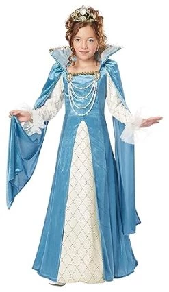 Girls Renaissance Queen Costume