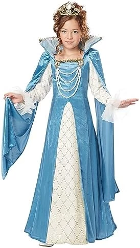 Girls Renaissance Queen Costume 5 Girls Renaissance Queen Costume - Image 3