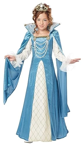 Girls Renaissance Queen Costume 3 Girls Renaissance Queen Costume