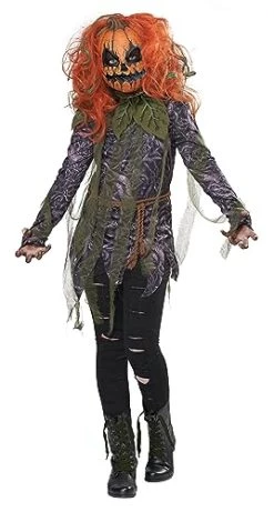 Girl's Pumpkin Monster Costume