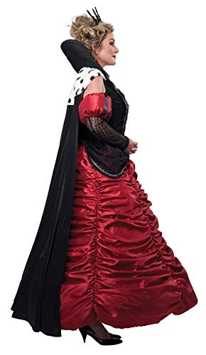 California Costumes Women's Dark Queen Of Hearts - Adult Costume Adult Costume, Wine/Black, Small 4 California Costumes Women's Dark Queen Of Hearts - Adult Costume Adult Costume, Wine/Black, Small - Image 2