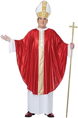 Plus Size Pope Costume 5 Plus Size Pope Costume - Image 3