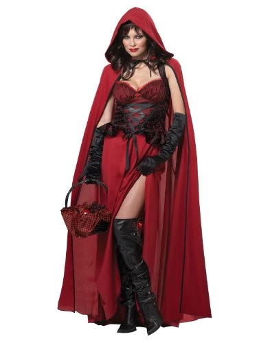 Dark Red Riding Hood Costume 3 Dark Red Riding Hood Costume