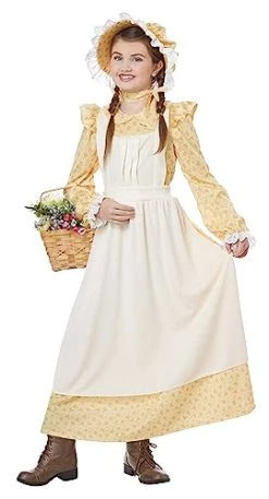 Girls Prairie Girl Costume
