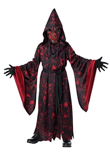 Boy's Fire & Brimstone Costume W/Light Up Mask 3 Boy's Fire & Brimstone Costume W/Light Up Mask