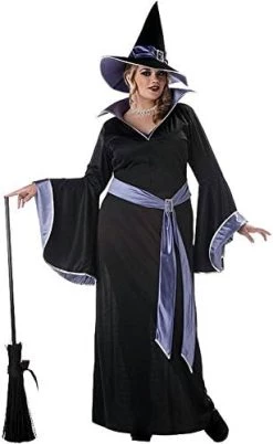 Adult Womens Plus The Glamour Witch Costume -California Costume Collections Shop 415ZNw4NG8L. AC