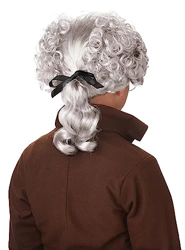 California Costumes Child Colonial Man Wig Standard 4 California Costumes Child Colonial Man Wig Standard - Image 2