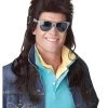 80s Brown Rock Mullet Wig -California Costume Collections Shop 41CivdRpa0L