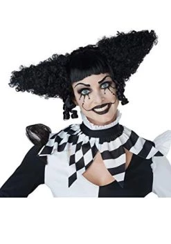 California Costumes Creepy Black Clown Wig Standard