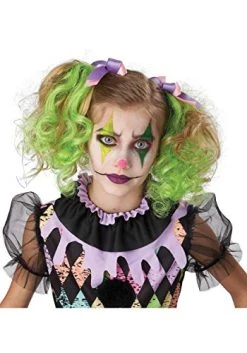 Glow In The Dark Green Curly Clips