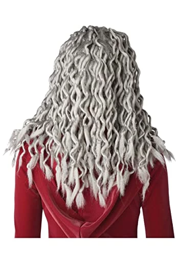 California Costumes Gray Crinkle Dreads Wig Standard 5 California Costumes Gray Crinkle Dreads Wig Standard - Image 3