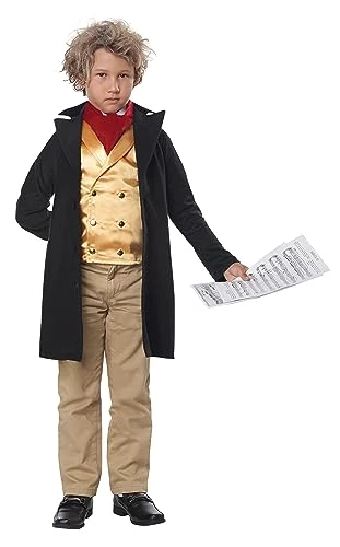 California Costumes Famous Composer/Beethoven Boys' Costume 4 California Costumes Famous Composer/Beethoven Boys' Costume - Image 2
