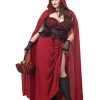 Plus Size Dark Red Riding Hood Costume -California Costume Collections Shop 41J3h2 rdNL