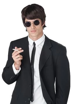 California Costumes Men's 60's Mop Top Wig, Brown, One Size