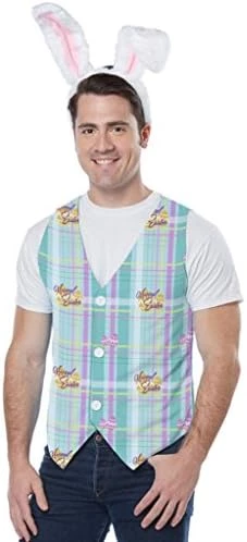California Costumes Mens Easter Vest Kit - Adult Man 5 California Costumes Mens Easter Vest Kit - Adult Man - Image 3