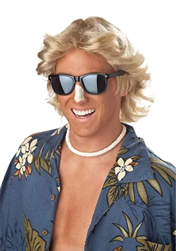 California Costumes 70s Blonde Feathered Men's Wig 3 California Costumes 70s Blonde Feathered Men's Wig