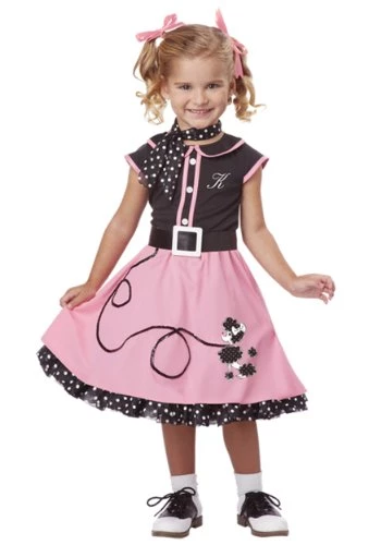 50's Poodle Cutie Costume For Toddler 3 50's Poodle Cutie Costume For Toddler