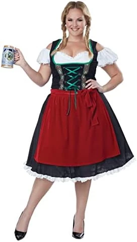 Womens Plus Size Oktoberfest Fraulein Costume 5 Womens Plus Size Oktoberfest Fraulein Costume - Image 3