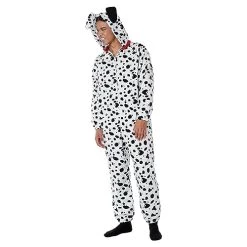 California Costumes Dalmatian Fleece Jumpsuit Adult Costume