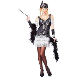 California Costumes Women's Razzle Dazzle Flapper Roaring 2O's Dress