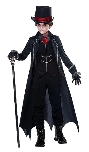 Boy's Gothic Vampire Costume 4 Boy's Gothic Vampire Costume - Image 2