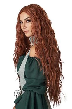 California Costumes None Women's Long Wavy Wig, Auburn, Standard -California Costume Collections Shop 41OuyrzGB7L