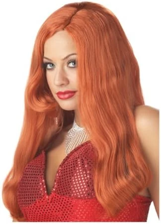 California Costumes Silver Screen Sinsation Costume Wig - Red 4 California Costumes Silver Screen Sinsation Costume Wig - Red - Image 2