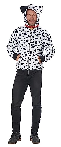 Men's Dalmatian Hoodie Costume 3 Men's Dalmatian Hoodie Costume