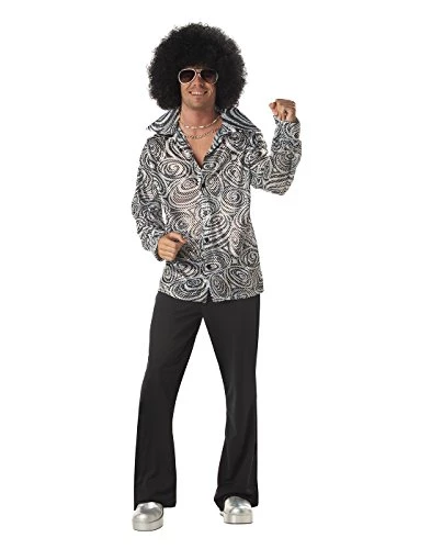 California Costumes Men's Groovy Disco Shirt Costume 6 California Costumes Men's Groovy Disco Shirt Costume - Image 4